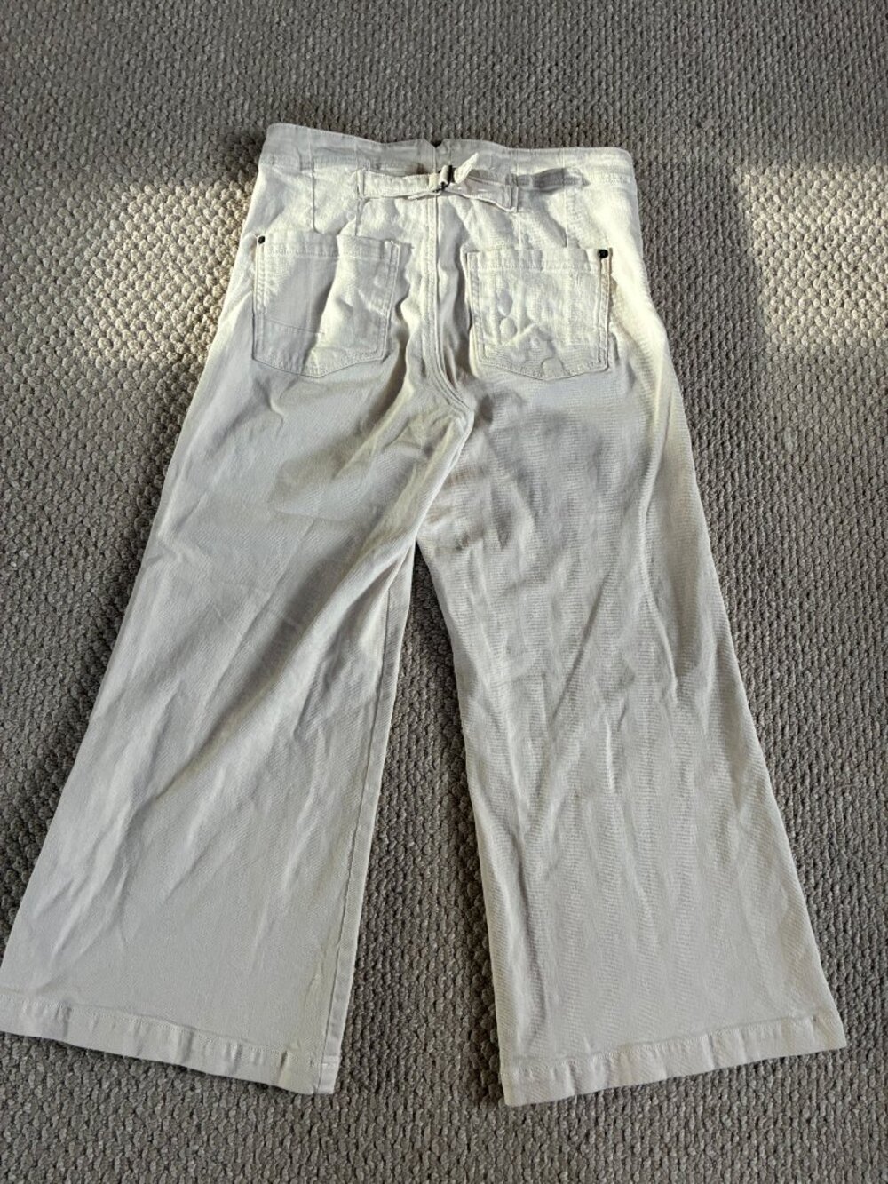 The Kit High-Rise Wide-Leg Utility Trousers by Pilcro 30 - Picture 6 of 6